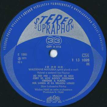 LP Waldemar Matuška: Jo Ho Ho