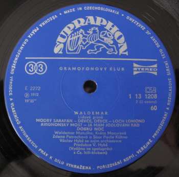 LP Waldemar Matuška: Lidové Písně