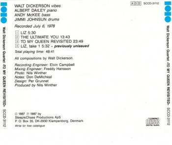 CD Walt Dickerson Quartet: To My Queen Revisited