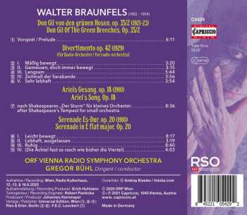 CD ORF Radio-Symphonieorchester Wien: Don Gil; Divertimento Op. 42; Serenade Op. 20