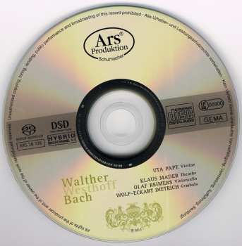 SACD Johann Sebastian Bach: Walther Westhoff Bach