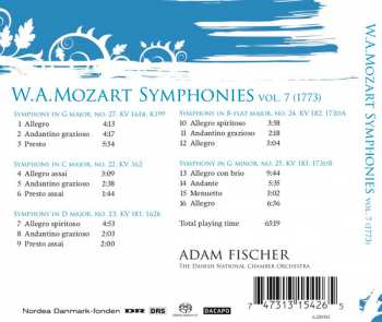 SACD Wolfgang Amadeus Mozart: Symphonies Vol. 7 (1773)