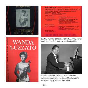 8CD/Box Set Wanda Luzzato: The Art Of Violin 2 - 1955-1979 Unreleased Recordings LTD