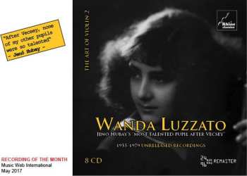 8CD/Box Set Wanda Luzzato: The Art Of Violin 2 - 1955-1979 Unreleased Recordings LTD