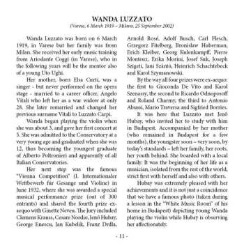 8CD/Box Set Wanda Luzzato: The Art Of Violin 2 - 1955-1979 Unreleased Recordings LTD