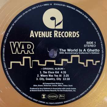 5LP War: The World Is A Ghetto (The Complete Sessions) CLR | LTD