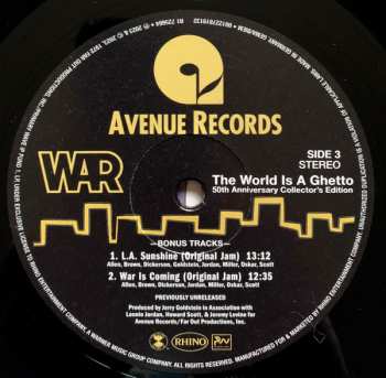5LP War: The World Is A Ghetto (The Complete Sessions) CLR | LTD