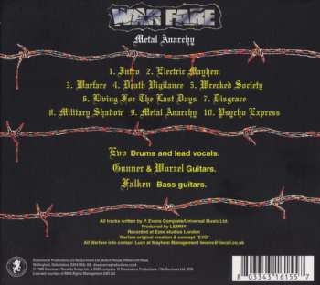CD Warfare: Metal Anarchy DIGI