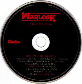 4CD/Box Set Warlock: I Rule The Ruins