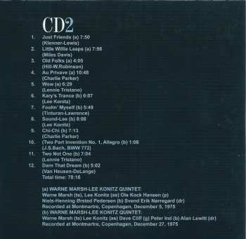 4CD/Box Set Lee Konitz: Two Not One