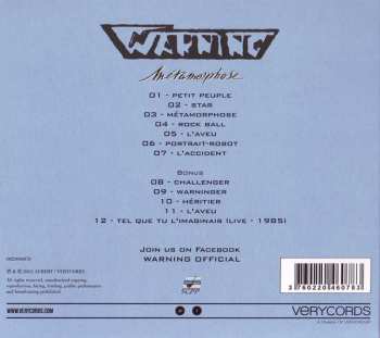 CD Warning: Métamorphose DIGI