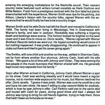 CD Warren Smith: Call Of The Wild