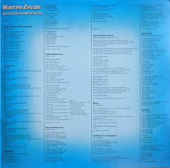 LP Warren Zevon: Bad Luck Streak In Dancing School LTD