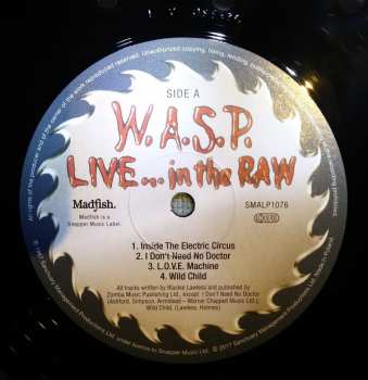 2LP W.A.S.P.: Live...In The Raw