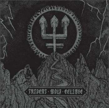 LP Watain: Trident Wolf Eclipse (ltd.silver+white Marbled)