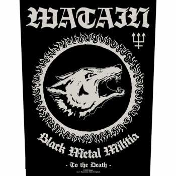 Merch Watain: Nášivka na chrbát Black Metal Militia