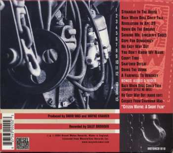 CD Wayne Kramer: Return Of Citizen Wayne