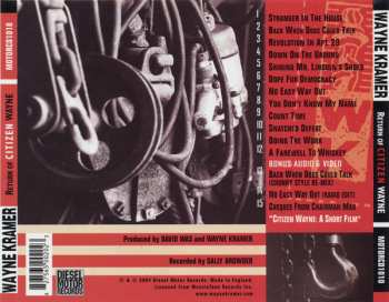 CD Wayne Kramer: Return Of Citizen Wayne