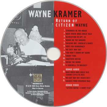 CD Wayne Kramer: Return Of Citizen Wayne