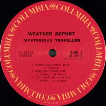 LP Weather Report: Mysterious Traveller