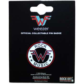 Merch Weezer: Odznak Rock Music Emblem