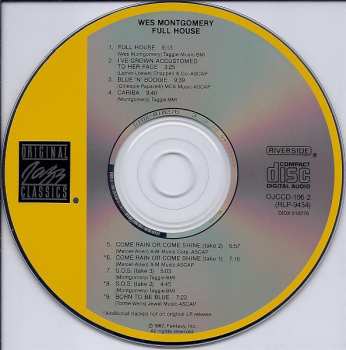 CD Wes Montgomery: Full House