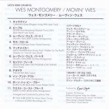 CD Wes Montgomery: Movin' Wes