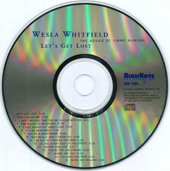 CD Wesla Whitfield: Let's Get Lost (The Songs Of Jimmy McHugh)
