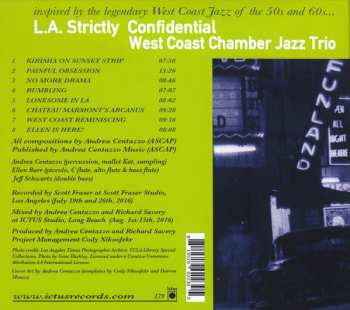 CD West Coast Chamber Jazz Trio: L.A. Strictly Confidential