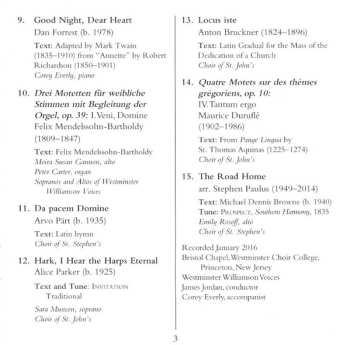 CD Westminster Williamson Voices: Hole In The Sky