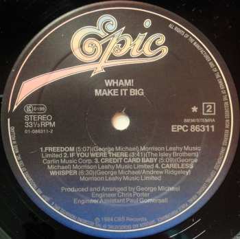 LP Wham!: Make It Big