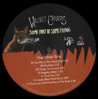 LP/CD Whiskey Shivers: Some Part Of Something