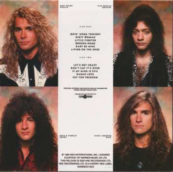 5CD/Box Set White Lion: All You Need Is Rock 'N' Roll: The Complete Albums 1985-1991 LTD
