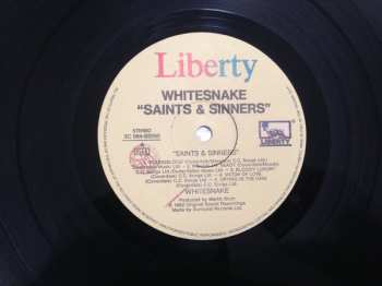 LP Whitesnake: Saints & Sinners