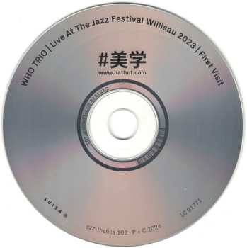 CD WHO Trio: Live At Jazz Festival Willisau 2023 First Visit