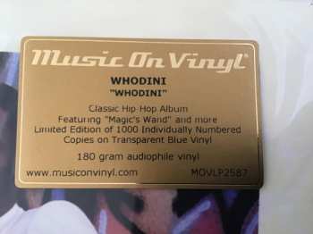 LP Whodini: Whodini LTD | NUM | CLR
