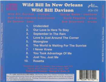 CD Wild Bill Davison: Wild Bill In New Orleans