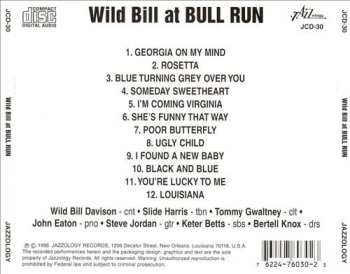 CD Wild Bill Davison: Wild Bill At Bull Run