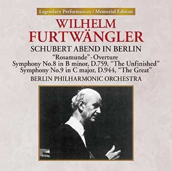 Album Wilhelm Furtwängler: Schubert Abend In Berlin