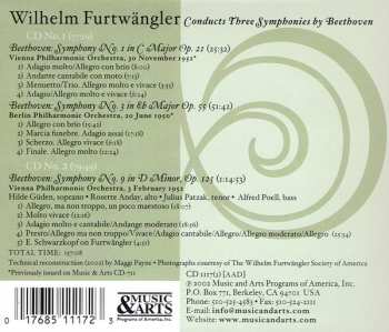 2CD Ludwig van Beethoven: Wilhelm Furtwängler Conducts Beethoven Three Symphonies