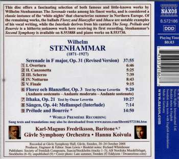 CD Wilhelm Stenhammar: Serenade In F Major • Florez And Blanzeflor • Ithaca