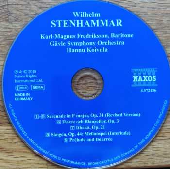 CD Wilhelm Stenhammar: Serenade In F Major • Florez And Blanzeflor • Ithaca