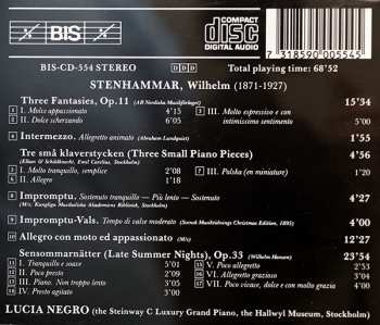 CD Wilhelm Stenhammar: The Complete Solo Piano Music - Volume 1