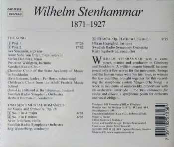 CD Wilhelm Stenhammar: The Song / Two Sentimental Romances / Ithaca