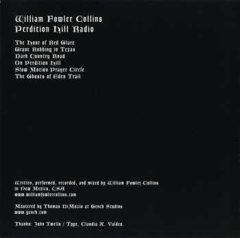 CD William Fowler Collins: Perdition Hill Radio