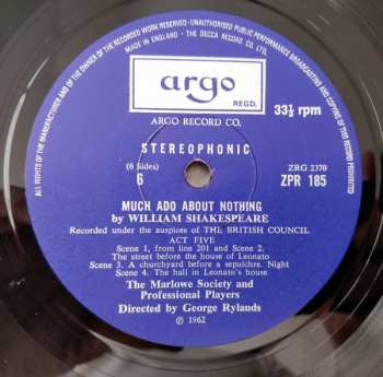 3LP/Box Set William Shakespeare: Much Ado About Nothing