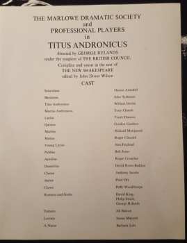 3LP/Box Set William Shakespeare: Titus Andronicus 