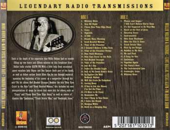 2CD Willie Nelson: Live Dallas Texas KAFM-FM Radio Show
