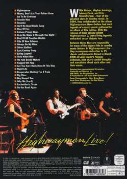 DVD Johnny Cash: Highwaymen Live!