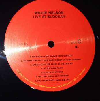 2LP Willie Nelson: Willie Nelson Live At Budokan LTD